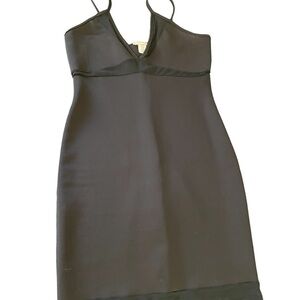 Punc Strappy Evening Womens Dress with Mesh Panels • Size: XL